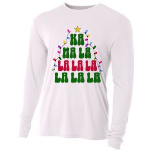 Kamala Harris Ka Ma La La La Christmas Tree Xmas Carol Cooling Performance Long Sleeve Crew