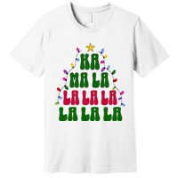 Kamala Harris Ka Ma La La La Christmas Tree Xmas Carol Premium T-Shirt