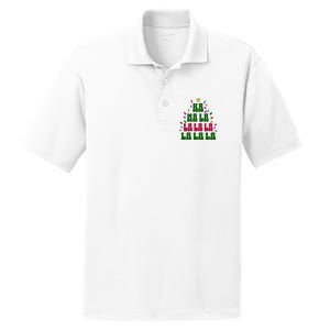 Kamala Harris Ka Ma La La La Christmas Tree Xmas Carol PosiCharge RacerMesh Polo