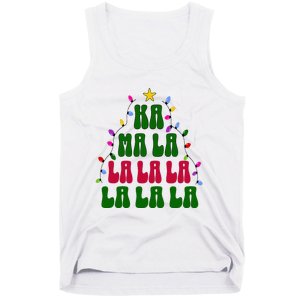 Kamala Harris Ka Ma La La La Christmas Tree Xmas Carol Tank Top