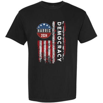 Kamala Harris Kamala 2024 Us Flag Democratic President Garment-Dyed Heavyweight T-Shirt