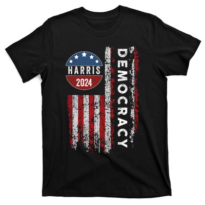 Kamala Harris Kamala 2024 Us Flag Democratic President T-Shirt