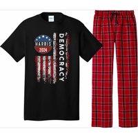 Kamala Harris Kamala 2024 Us Flag Democratic President Pajama Set