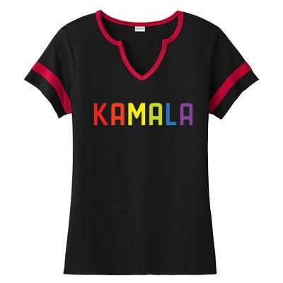 Kamala Harris Ladies Halftime Notch Neck Tee