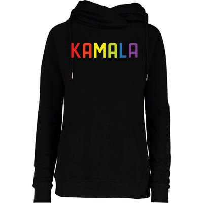 Kamala Harris Womens Funnel Neck Pullover Hood