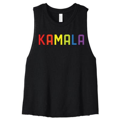 Kamala Harris Women's Racerback Cropped Tank