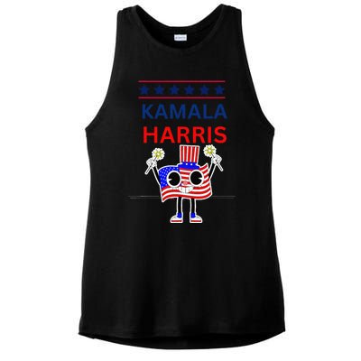 Kamala Harris Ladies PosiCharge Tri-Blend Wicking Tank