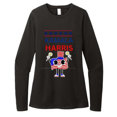 Kamala Harris Womens CVC Long Sleeve Shirt