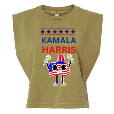 Kamala Harris Garment-Dyed Women's Muscle Tee