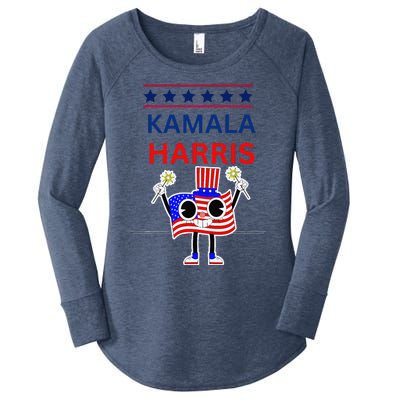 Kamala Harris Women's Perfect Tri Tunic Long Sleeve Shirt