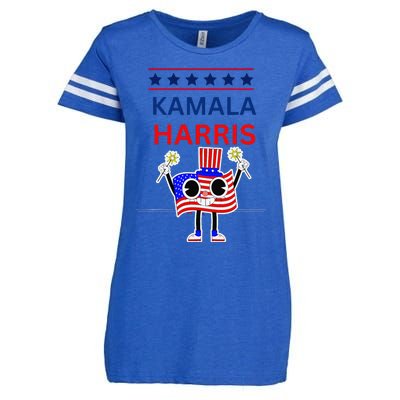 Kamala Harris Enza Ladies Jersey Football T-Shirt