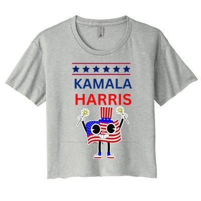 Kamala Harris Women's Crop Top Tee