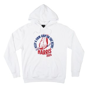 Kamala Harris Keep A Firm Grip On The Reins 2024 Us Election Hoodie