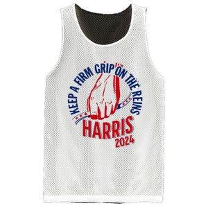 Kamala Harris Keep A Firm Grip On The Reins 2024 Us Election Mesh Reversible Basketball Jersey Tank