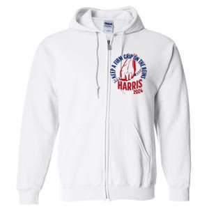 Kamala Harris Keep A Firm Grip On The Reins 2024 Us Election Full Zip Hoodie