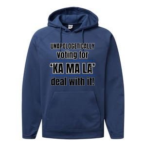 Kamala Harris Performance Fleece Hoodie