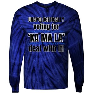 Kamala Harris Tie-Dye Long Sleeve Shirt