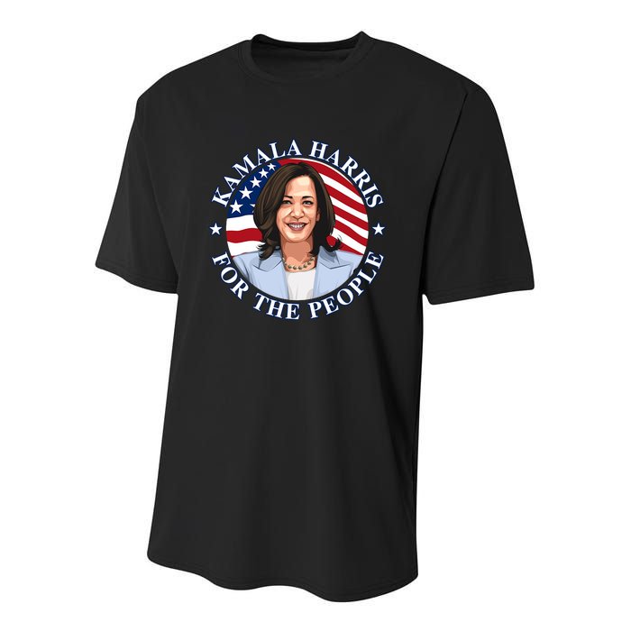 Kamala Harris Youth Performance Sprint T-Shirt