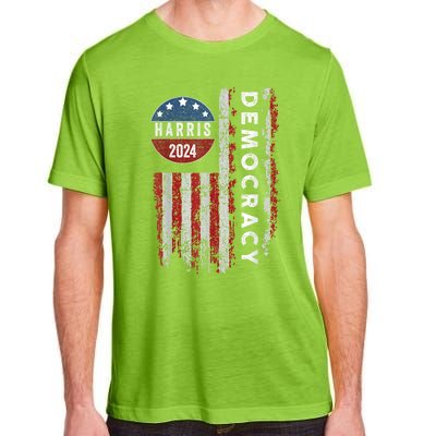 Kamala Harris Kamala 2024 Us Flag Democratic President Adult ChromaSoft Performance T-Shirt