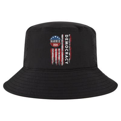 Kamala Harris Kamala 2024 Us Flag Democratic President Cool Comfort Performance Bucket Hat