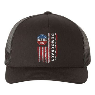 Kamala Harris Kamala 2024 Us Flag Democratic President Yupoong Adult 5-Panel Trucker Hat