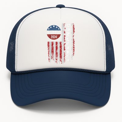 Kamala Harris Kamala 2024 Us Flag Democratic President Trucker Hat