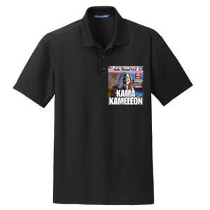 Kamala Harris Kama Kameleon Dry Zone Grid Polo