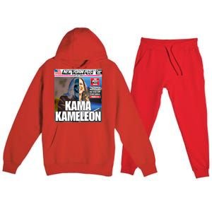 Kamala Harris Kama Kameleon Premium Hooded Sweatsuit Set