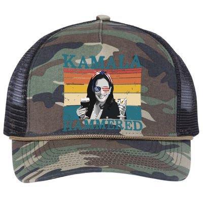 Kamala Hammered Retro Rope Trucker Hat Cap