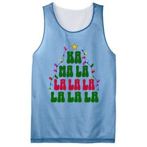 Kamala Harris Ka Ma La La La Christmas Tree Xmas Carol Mesh Reversible Basketball Jersey Tank