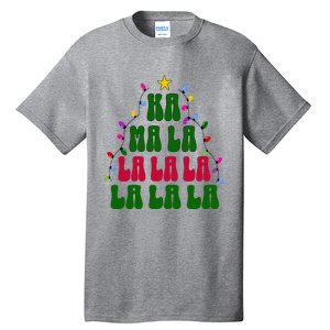 Kamala Harris Ka Ma La La La Christmas Tree Xmas Carol Tall T-Shirt