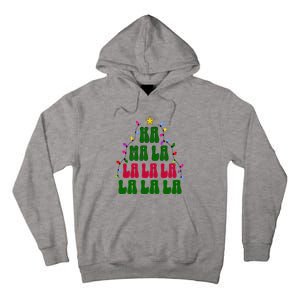 Kamala Harris Ka Ma La La La Christmas Tree Xmas Carol Tall Hoodie