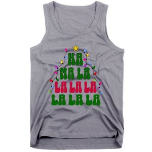 Kamala Harris Ka Ma La La La Christmas Tree Xmas Carol Tank Top