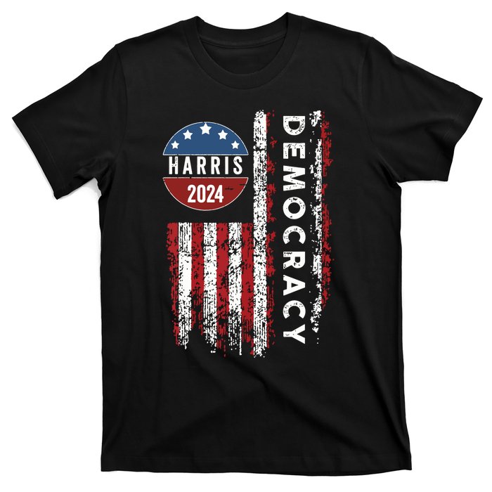 Kamala Harris Kamala 2024 Us Flag Democratic President T-Shirt