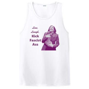 Kamala Harris Live Laugh Kick Fascist Ass PosiCharge Competitor Tank