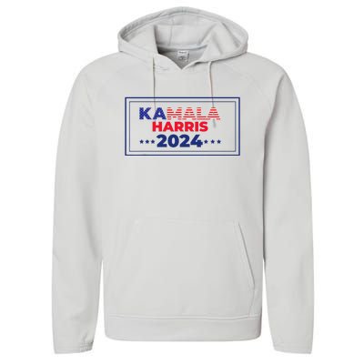 Kamala Harris La 2024election 2024 Performance Fleece Hoodie