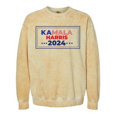 Kamala Harris La 2024election 2024 Colorblast Crewneck Sweatshirt