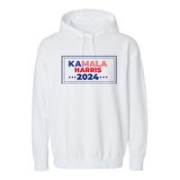 Kamala Harris La 2024election 2024 Garment-Dyed Fleece Hoodie