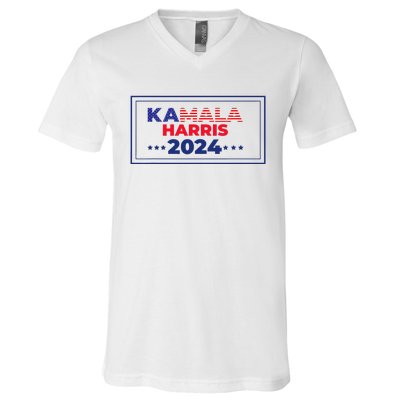 Kamala Harris La 2024election 2024 V-Neck T-Shirt