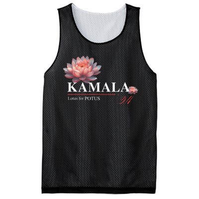 Kamala Harris Lotus Rainbow Floral 2024 President Mesh Reversible Basketball Jersey Tank