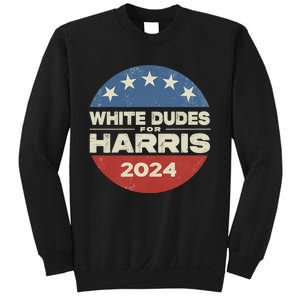 Kamala Harris Lovers 2024 White Dudes For Harris Kamala 2024 Sweatshirt