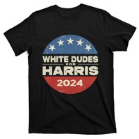 Kamala Harris Lovers 2024 White Dudes For Harris Kamala 2024 T-Shirt