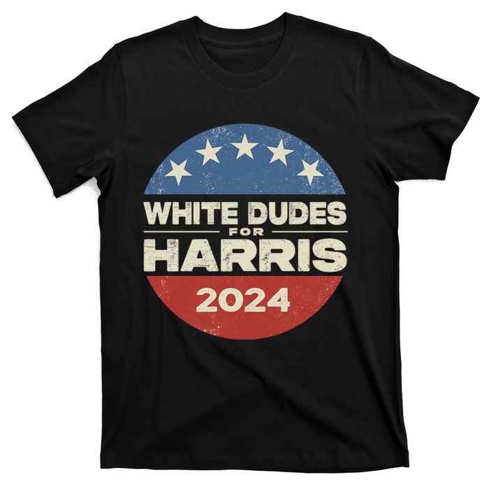 Kamala Harris Lovers 2024 White Dudes For Harris Kamala 2024 T-Shirt