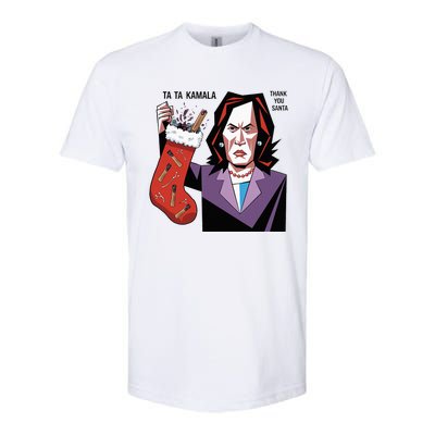 Kamala Harris Lost Election Holding Christmas Stocking Softstyle® CVC T-Shirt