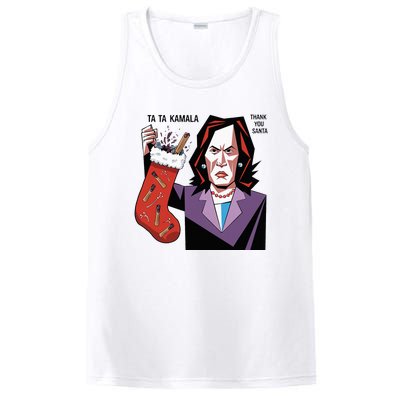 Kamala Harris Lost Election Holding Christmas Stocking PosiCharge Competitor Tank