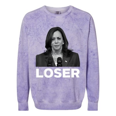 Kamala Harris Loser 2024 Presidential Race Kamala Lost Colorblast Crewneck Sweatshirt