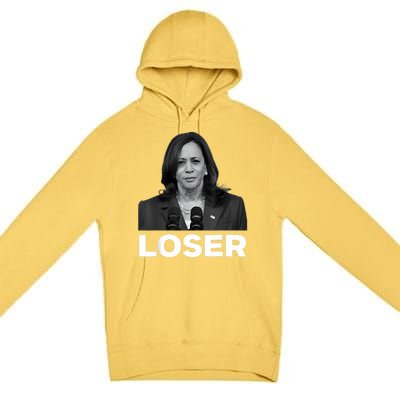 Kamala Harris Loser 2024 Presidential Race Kamala Lost Premium Pullover Hoodie