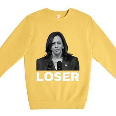 Kamala Harris Loser 2024 Presidential Race Kamala Lost Premium Crewneck Sweatshirt