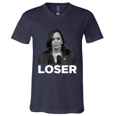 Kamala Harris Loser 2024 Presidential Race Kamala Lost V-Neck T-Shirt