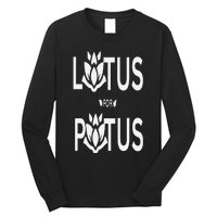 Kamala Harris Lotus For Potus Long Sleeve Shirt